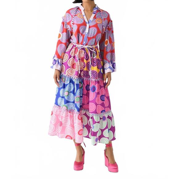 NEW CELIA B maryann dress in multi - Picture 1 of 2